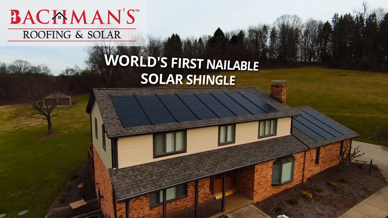 THE FUTURE OF SOLAR IS HERE- Timberline Solar Roofing System Installed by Bachman's Roofing