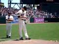 Tim Lincecum Warm-Ups