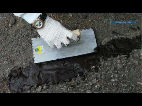 how to patch asphalt cracks