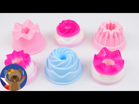 DIY mini mýdla z forem na bábovku - jak si udělat mýdlo - dárek, nápad