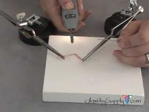 How to solder - http://www.jewelrysupply.com/ This jewelry making video shows you the correct way to use a soldering iron.