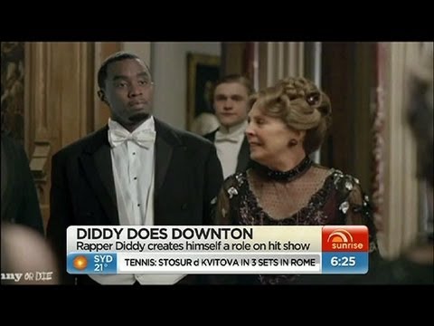 diddy - Rapper P. Diddy has inserted himself into some Downton Abbey scenes, with hilarious results!