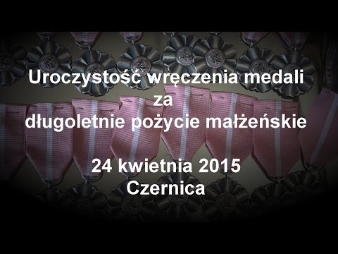 Click to View : Uroczystość wręczenia medali za długoletnie pożycie małżeńskie - Czernica 24 kwietnia 2015