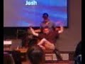 Josh singin at Camp Allen Josh singin at Camp Allen