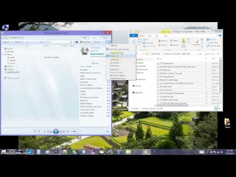how to burn a cd by windows media player