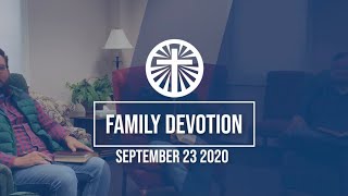 Family Devotion September 23 2020