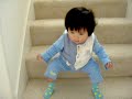 Coming down the stairs