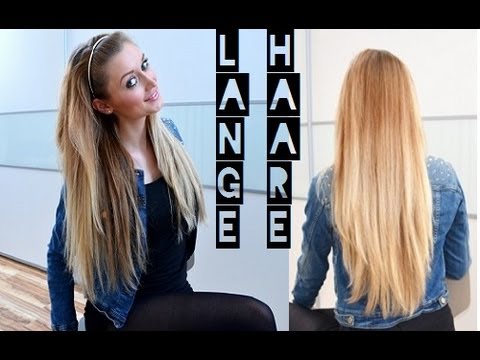 haare lange haare - Ihr habt mich sehr oft gefragt, wie ich es geschafft habe so lange Haare zu bekommen- und hier sind meine Antworten! Probiert's einfach aus, ihr werdet zieml...