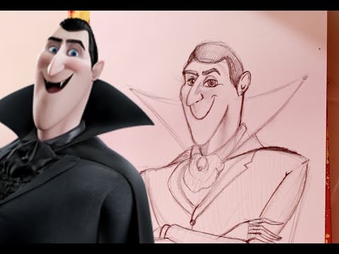video-linktoworks-How to Draw DRACULA from Hotel Translyvania ...