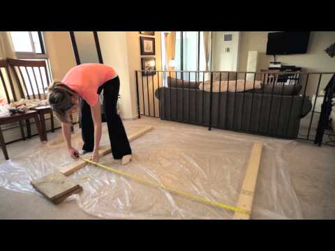 how to fasten a headboard to a wall