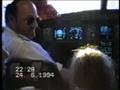 Airbus A-320 flight deck flying back from Egypt