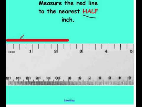 how to measure to the nearest 1 4 inch