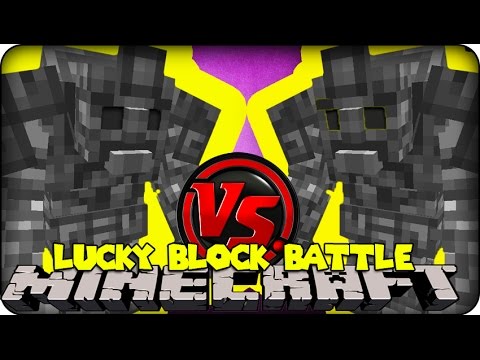 Minecraft - LUCKY BLOCK BOSS CHALLENGE - STONE GOLEM! (Lucky Block Mod )