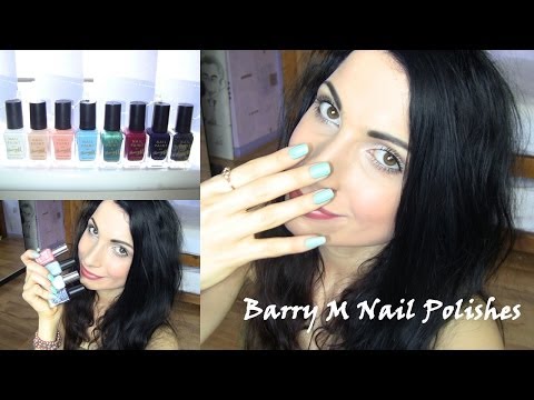 how to apply barry m glitter nail varnish