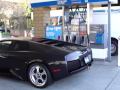 lamborghini murcielago start, LOUD rev and powerslide acceleration!!