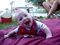 Robby playing on 4th of July