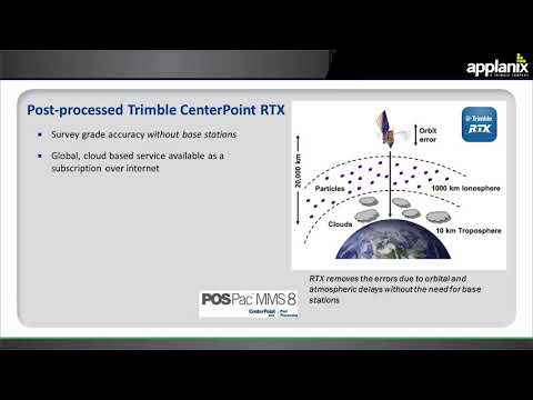 Post-processed Trimble CenterPoint RTX