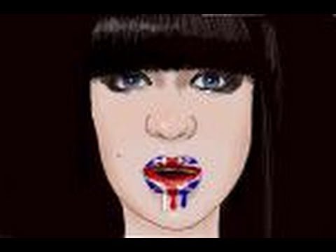 how to draw jessie j hair