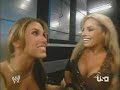 10.10.05 - Trish & Ashley meet Mickie backstage