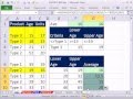 Excel Magic Trick 867 AVERAGEIFS Function w/ Not and Between Criteria