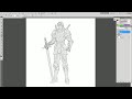Pene Menn : Concept Art - SF Knight Rough Sketch Tutorial