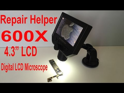 Repair Helper: 600X LCD Digital Microscope Magnifier for iPhone, Samaung Fix Logic Board Mainboard