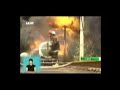 Train hit Russian mine