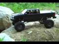 SCALE Axial AX10 Chevy Silverado rock crawler trail truck