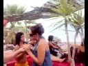 En la playa de Mójácar, música house y chillout durante día y noche. Verano 2008