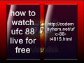 how to watch ufc 88 live for free