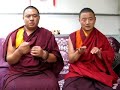 Two lamas from Tibet show us this special ritual
