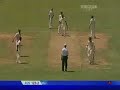 Amit Jaggernauth bowls to Ricky Ponting Amit Jaggernauth bowls to Ricky Ponting