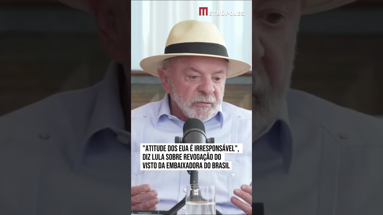 Presidente Lula chama de irresponsabilidade a revogação de visto de embaixadora