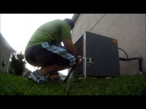 how to unclog ac drain pipe