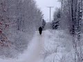 Snowmobile Hill Jump
