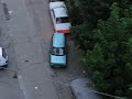 Stupid woman from Bucharest - parking a car in Romania Stupid woman from Bucharest - parking a car in Romania