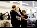 Calvyn and I did a musical about Life at the Aveda Institute and showed our class at Saturday integration.
