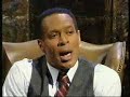 douglas, the well-spoken and out of touch with his culture lawyer comedy sketch.  real mccoy.  felix dexter.  1990s.
