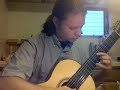 Movement no. VII (Melancolía) from Castelnuovo-Tedesco's Platero y yo (opus 90), a set of pieces written in 1960 for narrator and guitar. The lyrics to be read by the narrator are from Juan Ramón Jiménez's poem of the same name. The Spanish poet Jiménez (1881-1958) received the Nobel Prize in Literature in 1956. This poem of his was written in 1914 as a reflection on his hometown in Andalusia.Tedesco's composition style is programmatic, and this movement depicts the narrator's visit to the grave of Platero, his beloved donkey. The narrator asks Platero if he still remembers him down here on earth. As a sign from heaven, a white butterfly flutters by. This is the 