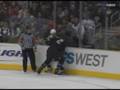 Brad May vs Matt Greene Oct 14, 2008