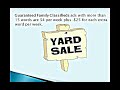 How to Place Classified Ads in The Franklin Shopper