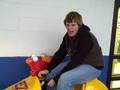 cameron rides elmo !!
