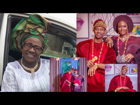 Yoruba Actress Mama Rainbow Finally Comment On Lateef Adedimeji & Bimpe Oyebade Traditional Wedding