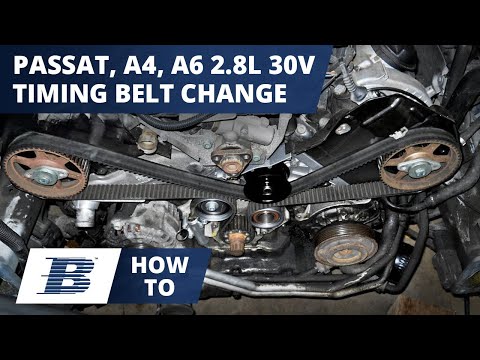 How To Replace the Timing Belt on a VW Passat, Audi A4, A6, 2.8 Liter 30 Valve Engine