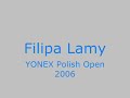 filipa lamy   polish open 2006   spala
