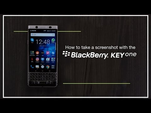 How to take a screenshot with the BlackBerry KEYone