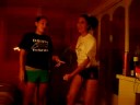 Alli and alexis dancing to burning up