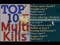 RuneScape Top 10 Multi Kills