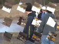 snowmobile water skipping sinking sled chuckles babbitt minnesota