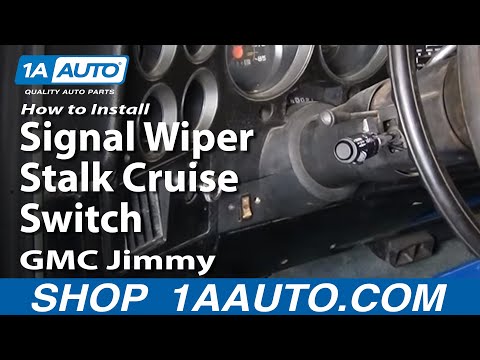 How To Install Replace Turn Signal Wiper Stalk Cruise Switch GM Car Truck SUV 1AAuto.com